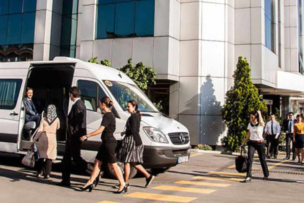 Staff Labor Transport | MS bus rental Dubai